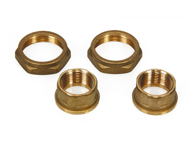 Комплект латунных гаек  BRASS UNION KIT 1 1/2" х 1 " F