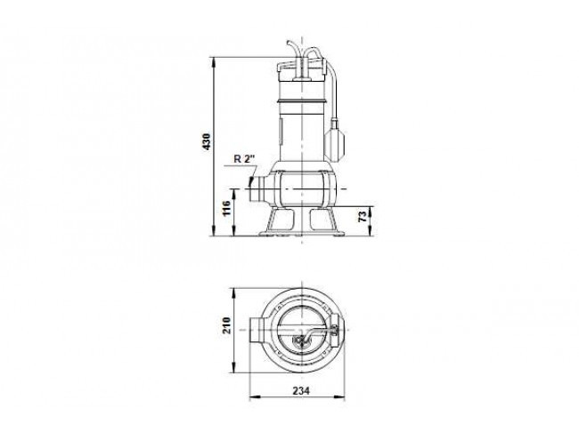 Насос дренажный Grundfos UNILIFT AP 35B.50.06.A1.V