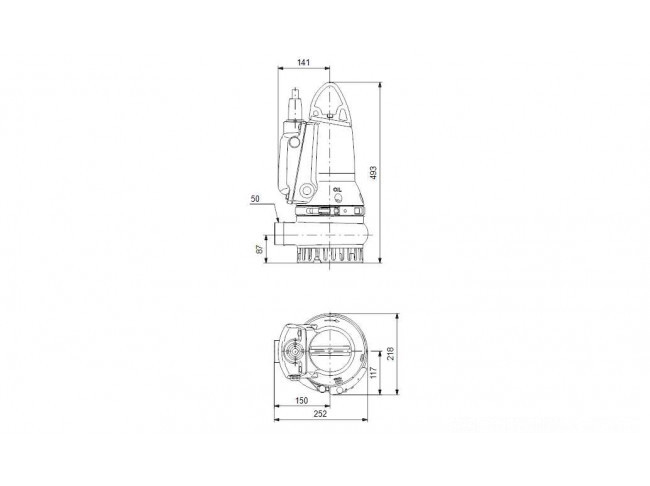 Насос дренажный Grundfos DP10.50.09.E.EX.2.1.502