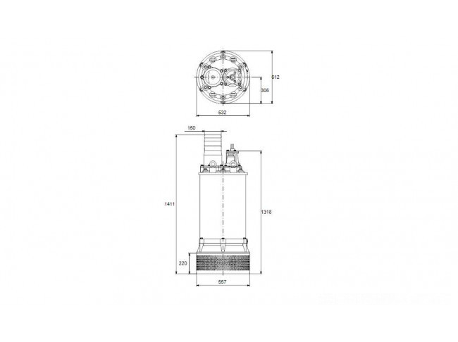Насос дренажный Grundfos DWK.E.10.150.450.5.1D.R