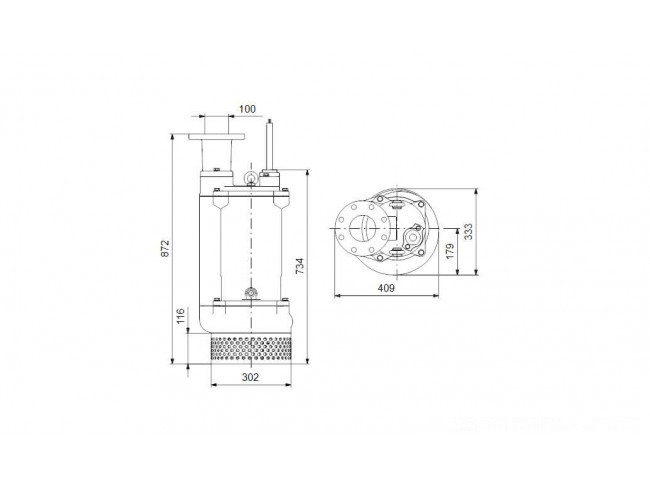 Насос дренажный Grundfos DWK.O.13.100.55.5.1D