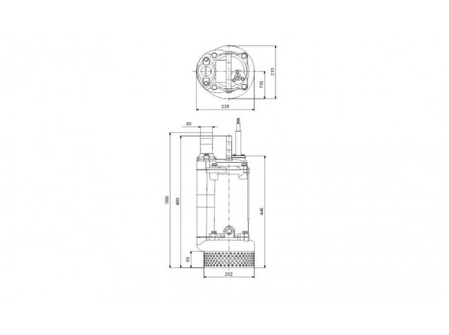 Насос дренажный Grundfos DWK.O.6.80.22.5.0D.R