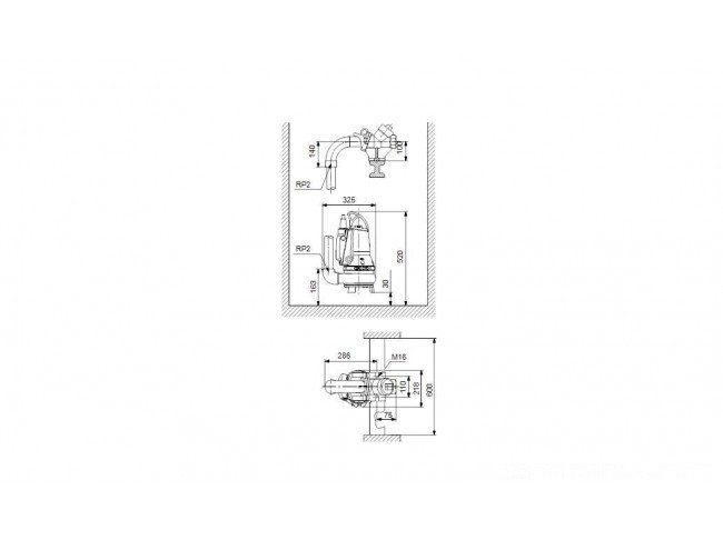 Насос канализационный Grundfos EF30.50.11.E.EX.2.1.502