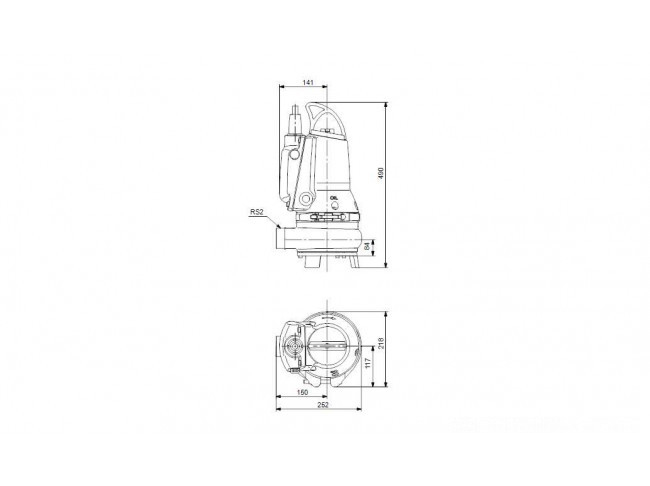 Насос канализационный Grundfos EF30.50.11.E.EX.2.1.502