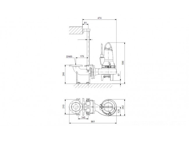 Насос канализационный Grundfos SL1.50.65.15.EX.2.50B