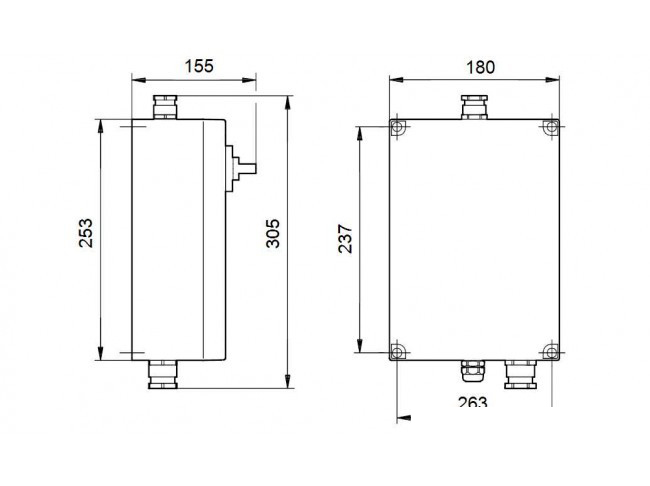 Шкаф управления Grundfos CU 100.230.1.9.30/150.A