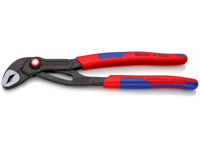 Высокотехнологичные сантехнические клещи Cobra QuickSet KNIPEX KN-8722250